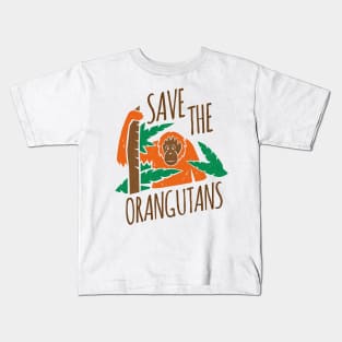 Save the Orangutans Kids T-Shirt